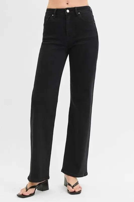 RISEN Full Size High Rise Wide Leg Jeans Plus Size in - photo