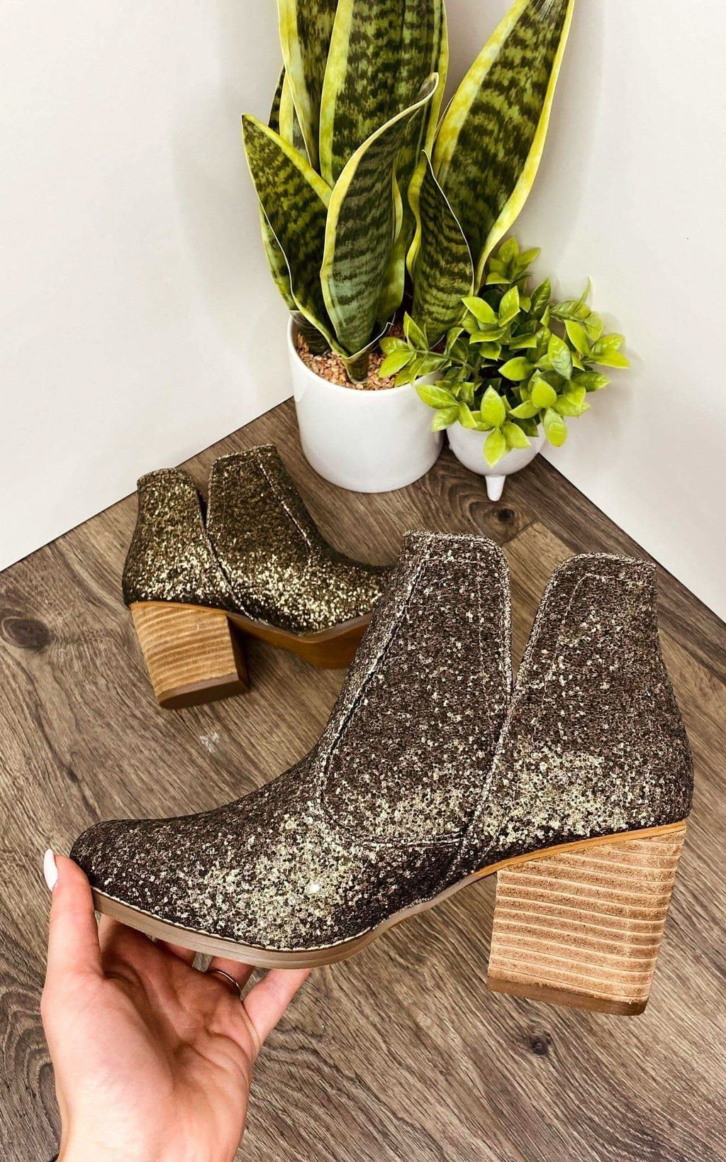 Fiera Booties in Bronze - SwagglyLife Home & Fashion