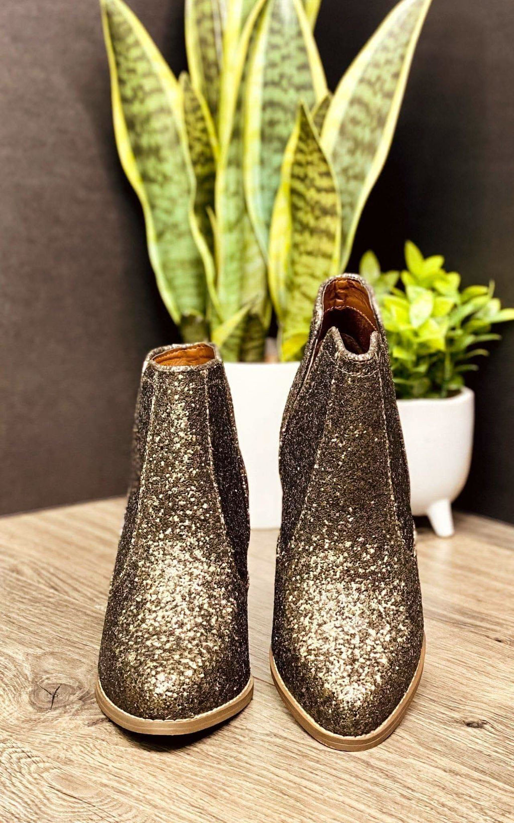 Fiera Booties in Bronze - SwagglyLife Home & Fashion