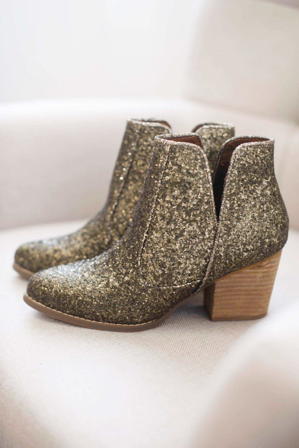 Fiera Booties in Bronze - SwagglyLife Home & Fashion