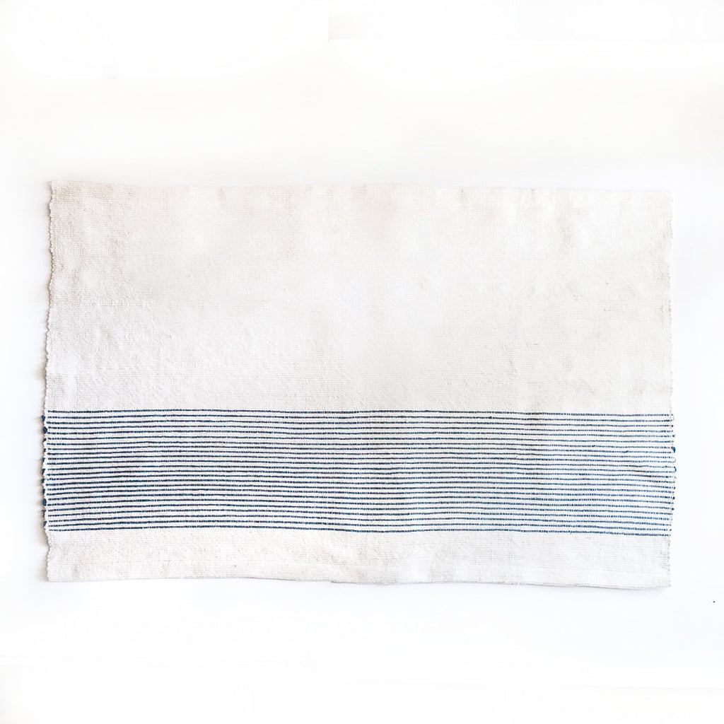Riviera Cotton Bath Mat in Navy 24 x 36 - Bath Mats & Rugs photo