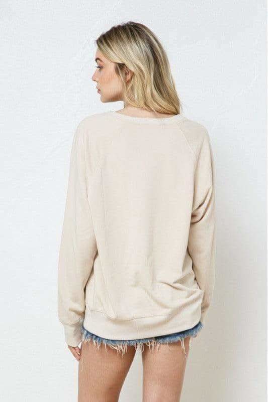French Terry Graphic Sweatshirt in - Shirts & Tops photo