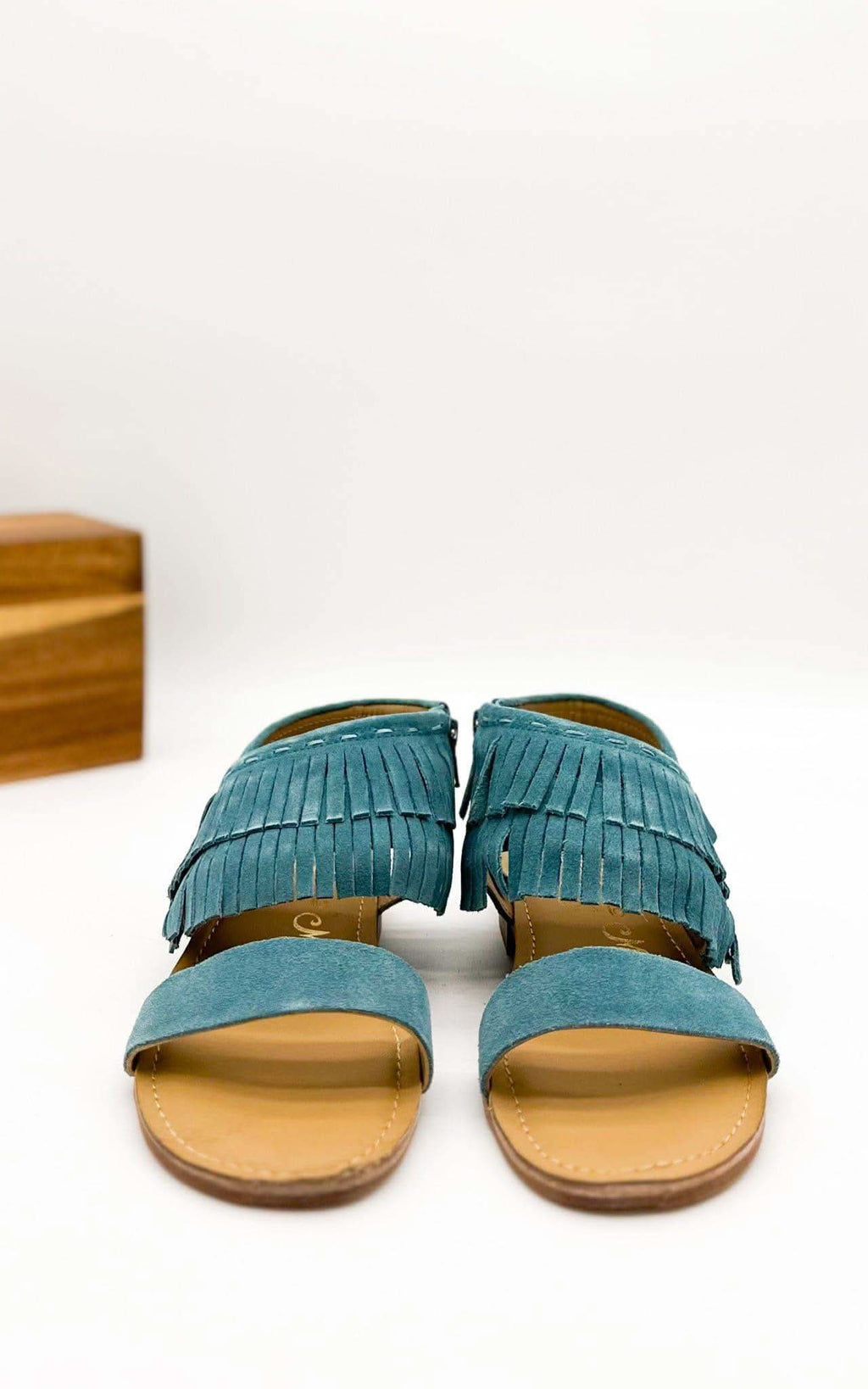 Fringe Star Sandal in Teal - SwagglyLife Home & Fashion