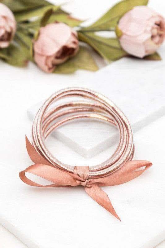 Glitter Jelly Bangle Bracelets in - Bracelets photo