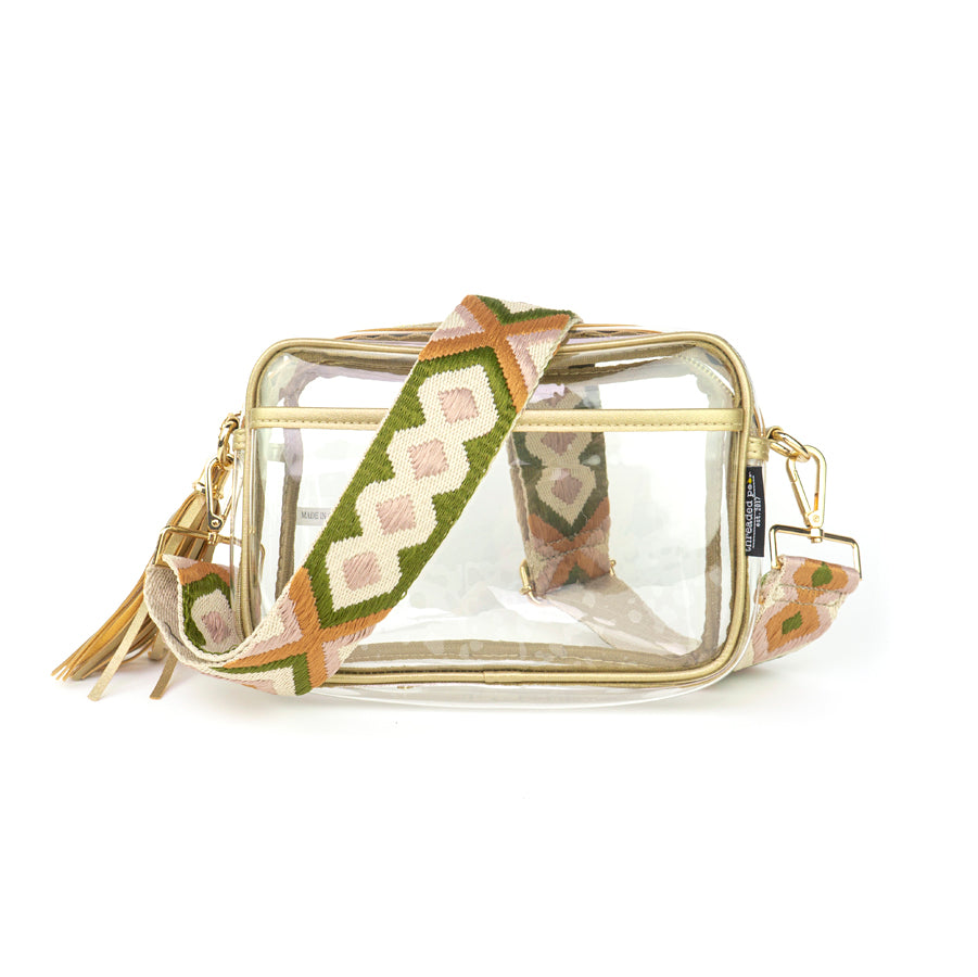 Clear Courtney | Choose Your Strap in Gold - Bags photo