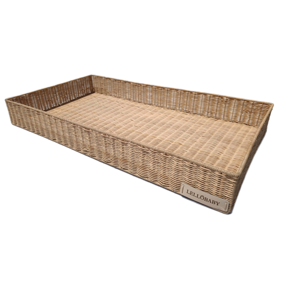 LELLOBABY™ X Hampton BABY- Rattan Wicker Changing Tray Premier in - Baby & Toddler photo