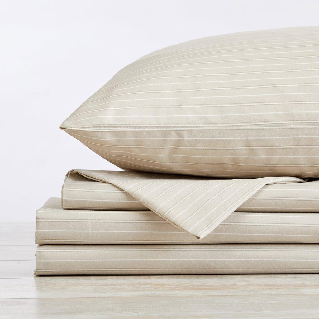 Microfiber Stripe Sheet Set - Adeline Collection - SwagglyLife Home & Fashion