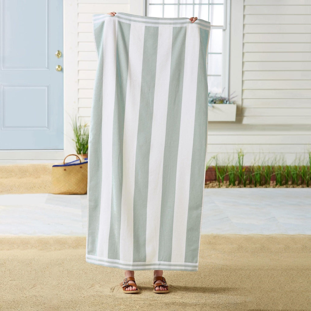 4 Pack Striped Cabana Oversized Beach Towel - Edgartown - SwagglyLife Home & Fashion
