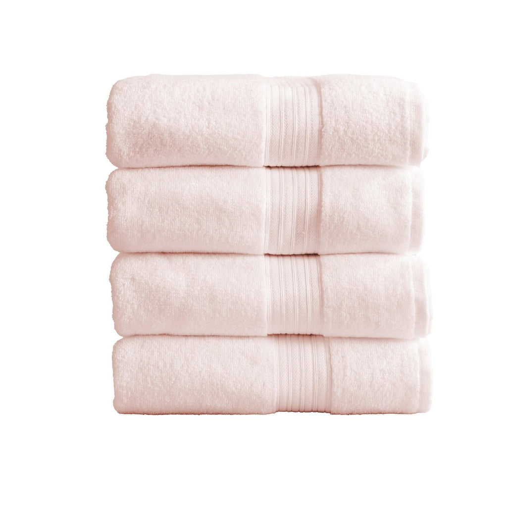 Cotton Terry Bath Towel Set - Cooper Collection in Bath Towel (Pack of 4) Pink - photo