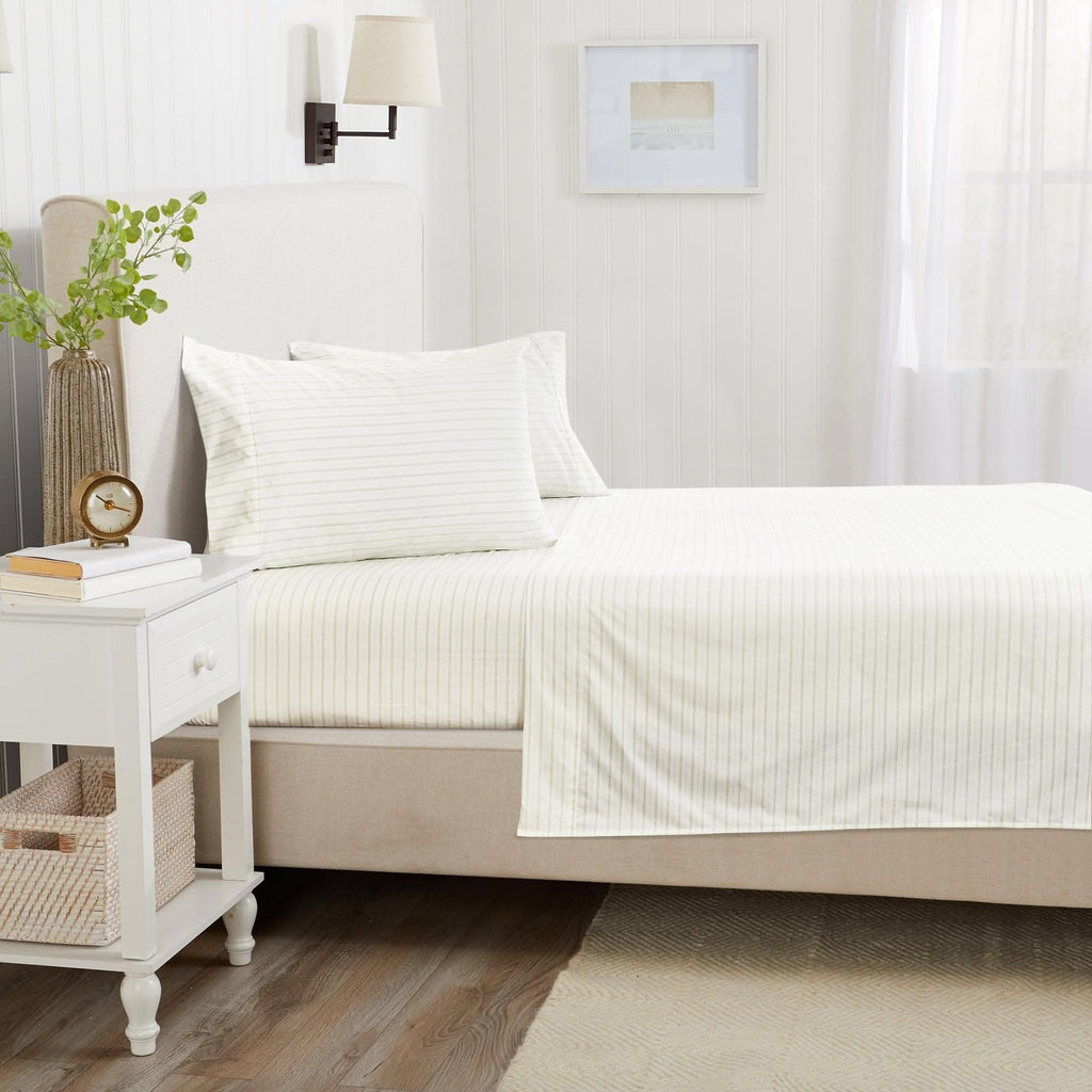 Microfiber Stripe Sheet Set - Adeline Collection - SwagglyLife Home & Fashion