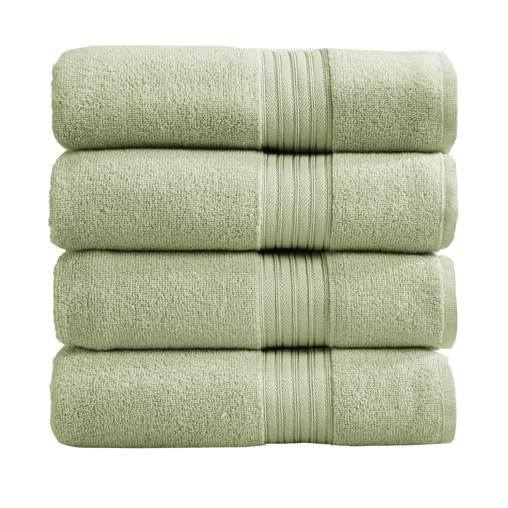 Cotton Terry Bath Towel Set - Cooper Collection in Bath Towel (Pack of 4) Seagreen - photo