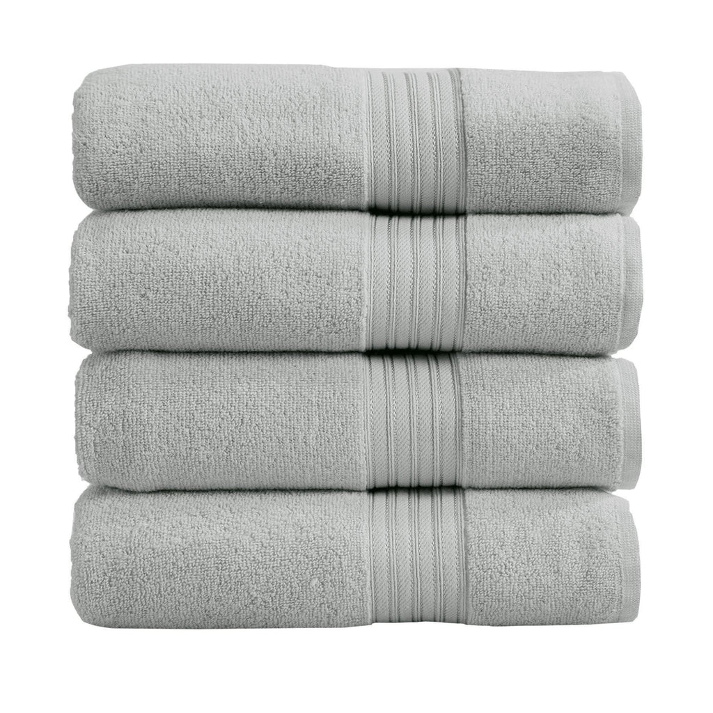 Cotton Terry Bath Towel Set - Cooper Collection in Bath Towel (Pack of 4) Steel Blue - photo