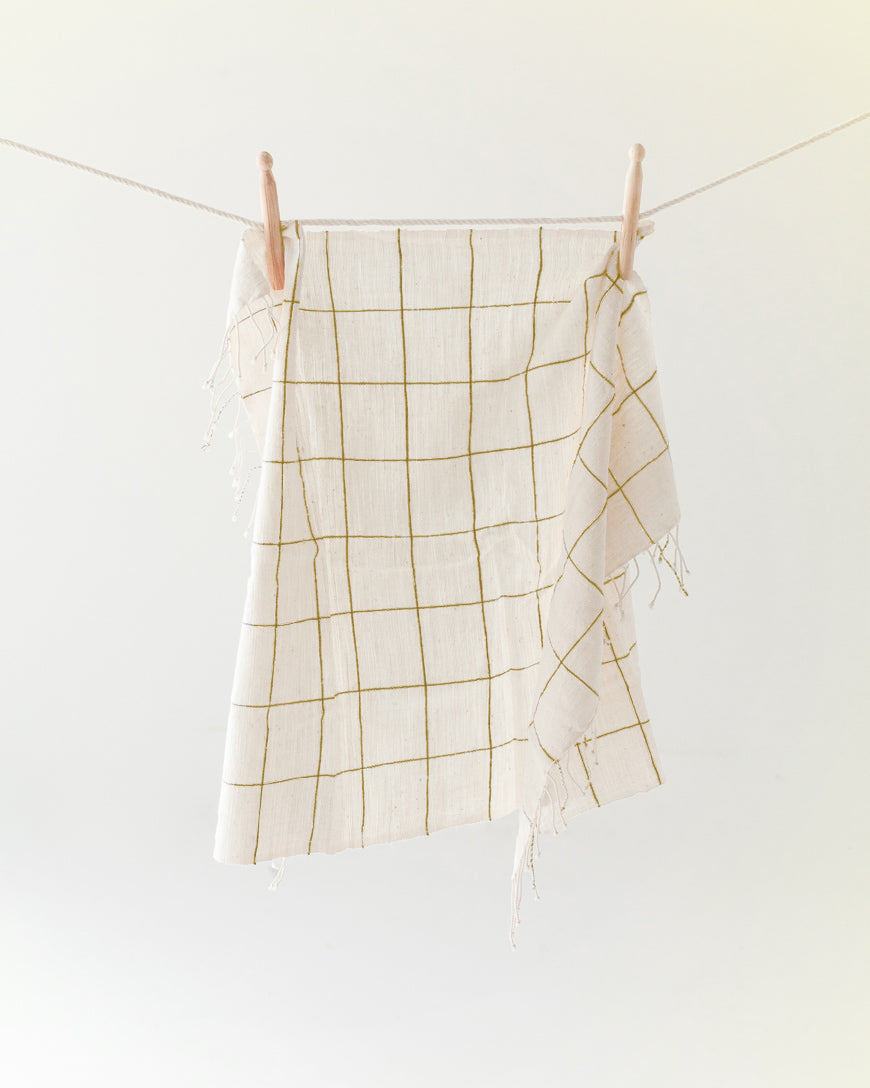 Windowpane Plaid Hand Towel - SwagglyLife Home & Fashion