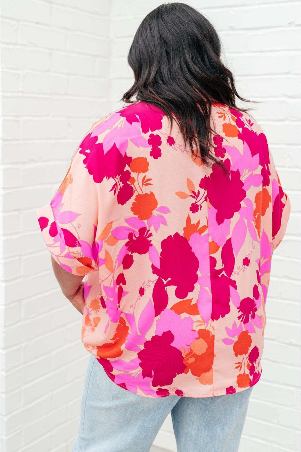 Hazy Cosmic Jive Relaxed Blouse - SwagglyLife Home & Fashion