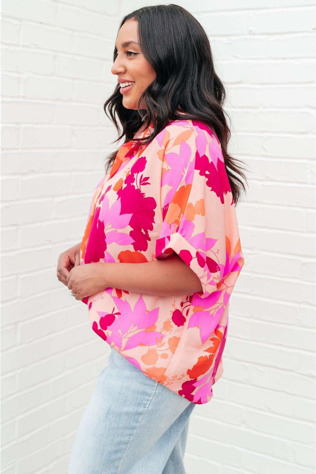 Hazy Cosmic Jive Relaxed Blouse - SwagglyLife Home & Fashion