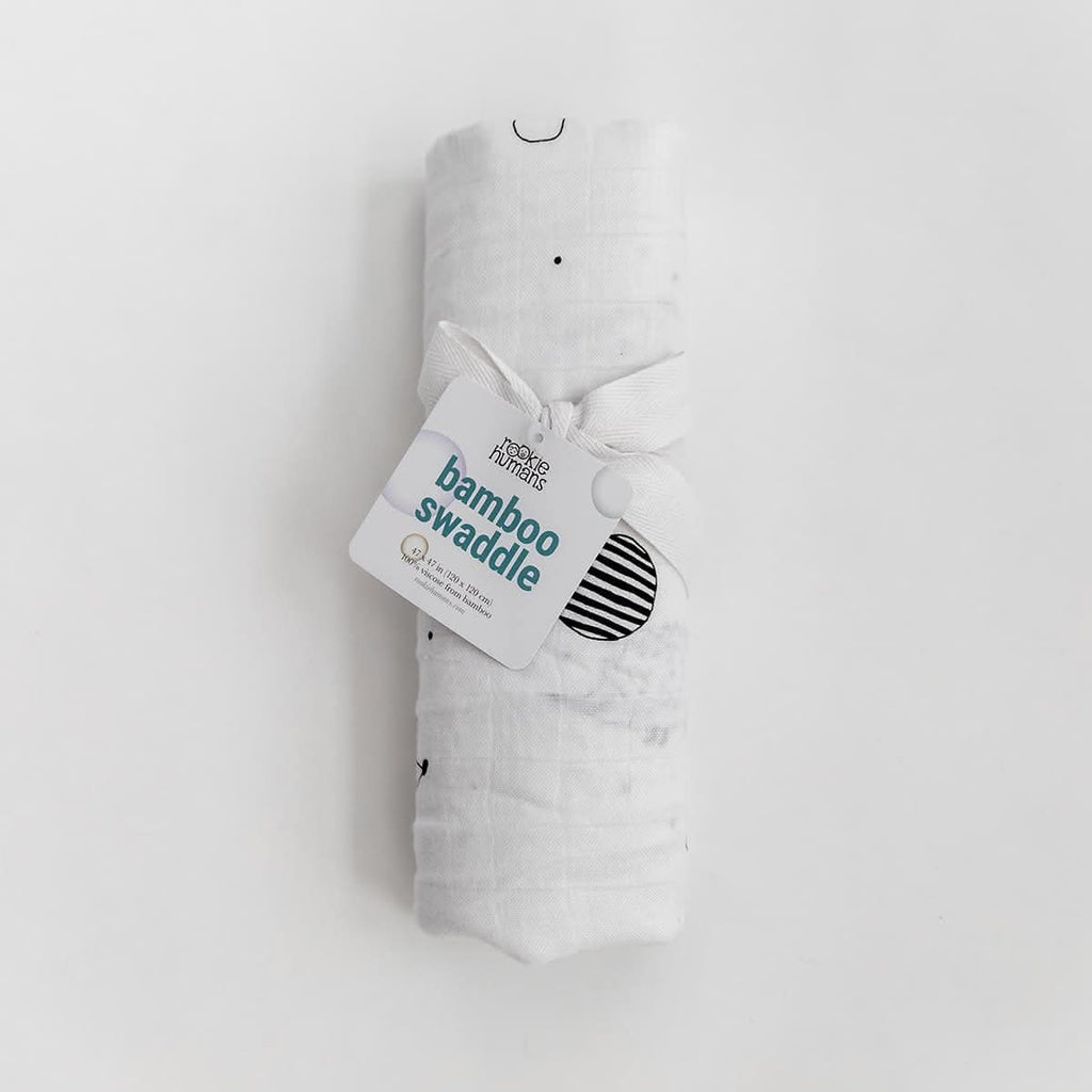 Hedgehog and mushrooms bamboo swaddle in - Swaddle photo