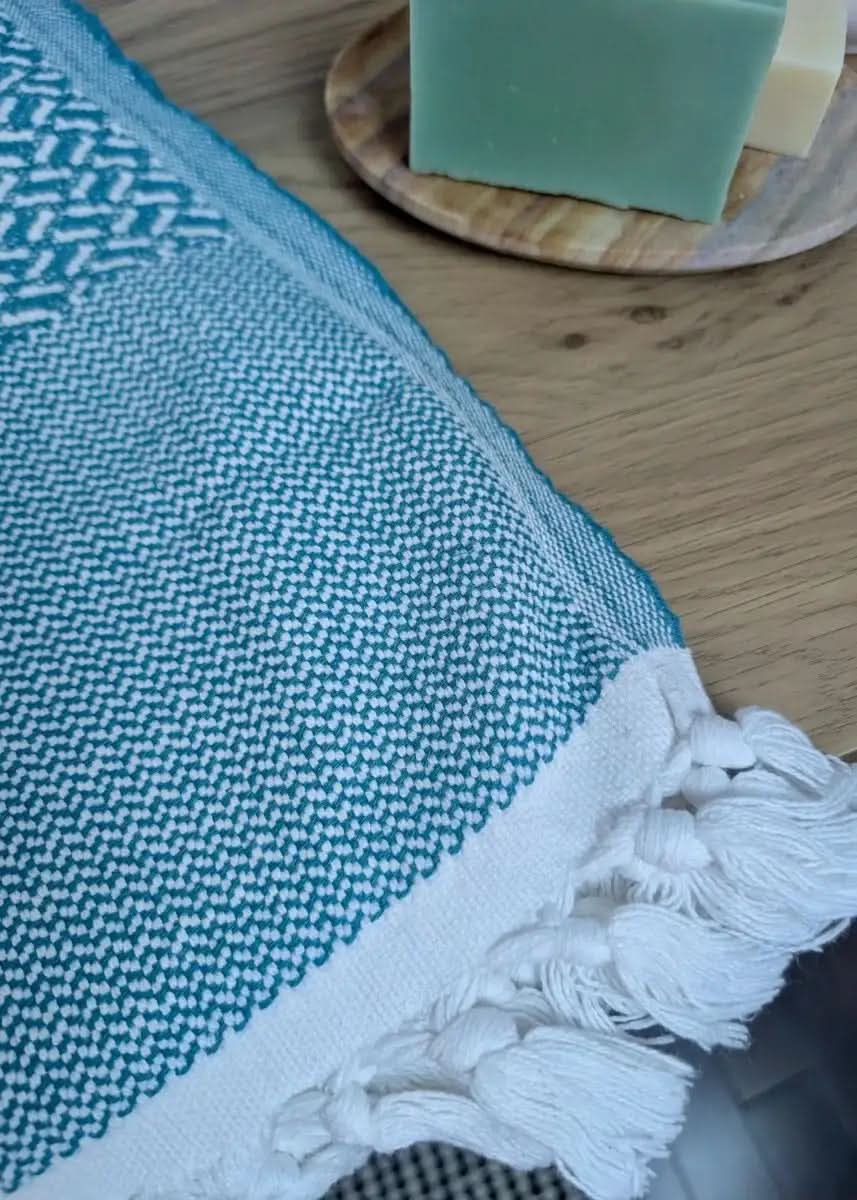 Heirloom Beach Collection - Handwoven Turkish Cotton Oversized Beach Towels - SwagglyLife Home & Fashion