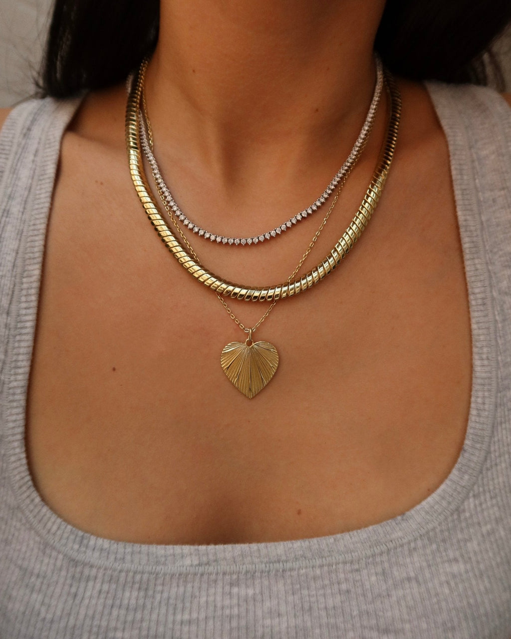 HELEN HEART NECKLACE in - NECKLACES photo