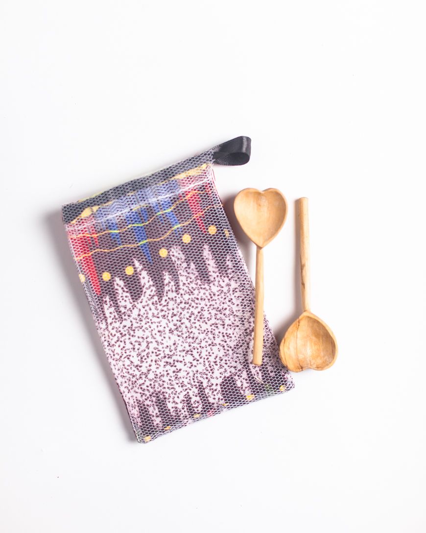 Olive Wood Heart Teaspoon Pair in - Kitchen & Dining photo