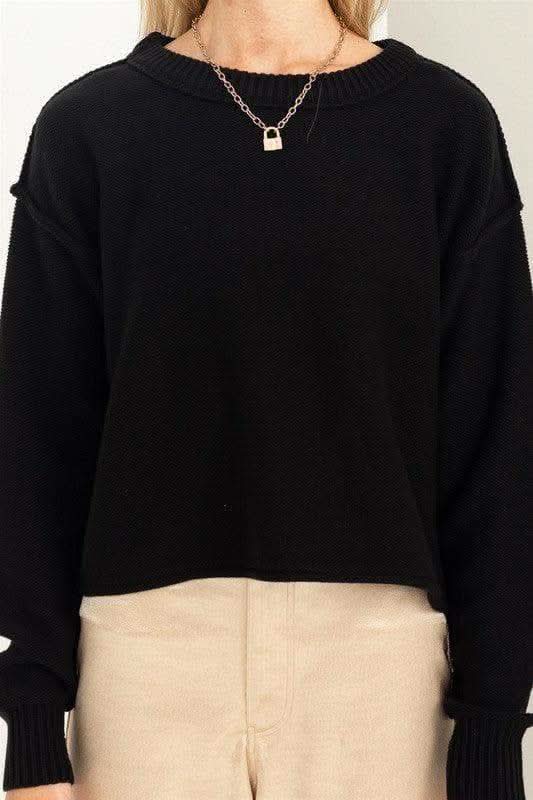 HYFVE Cuddly Classic Long Sleeve Sweater, Multiple Colors - SwagglyLife Home & Fashion