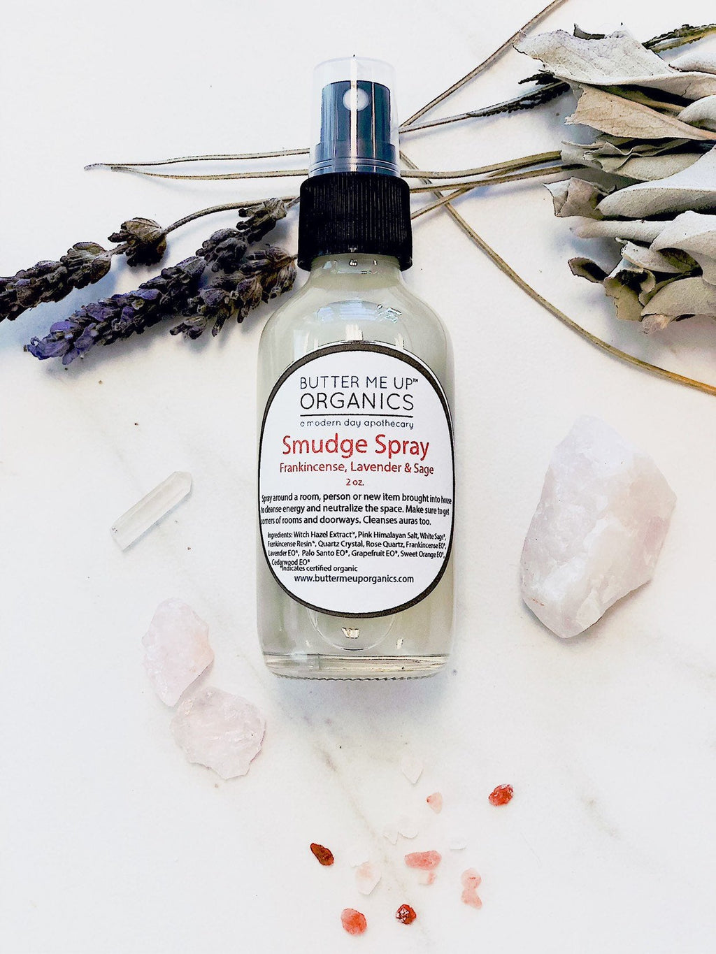 Organic Energy Cleansing Spray / Smudge Spray / Space Clearing / Energy Cleansing / Aura Cleansing / Purifying / Cleanse Negative Energy / in - Home photo