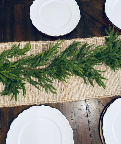 Artificial 6' Norfolk Pine Garland - Ships Next Day - SwagglyLife Home & Fashion Artificial 6' Norfolk Pine Garland - Ships Next Day - SwagglyLife Home & Fashion