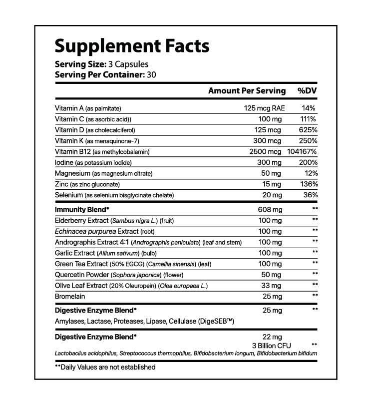 Daily Immune Support Plus Capsules in - photo