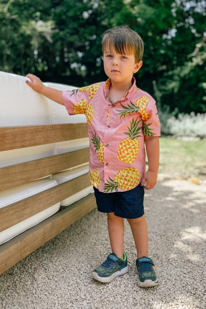 Tropical Love Boys Button Down in - photo