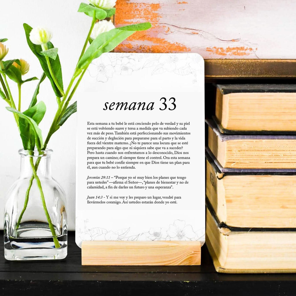Spanish Pregnancy Prayer Cards in - Prayer Cards photo