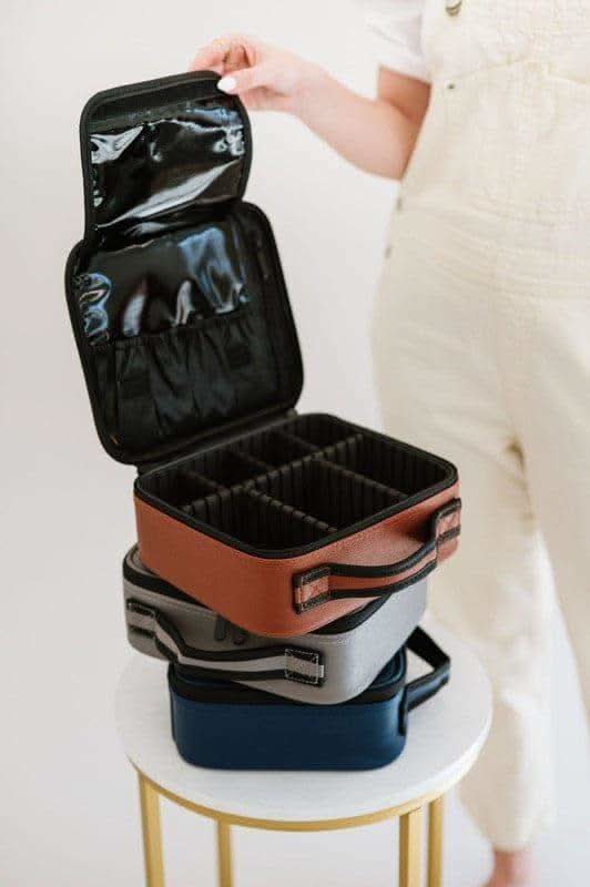 Isabella Customizable Cosmetic Carrying Case in - Makeup Bags photo