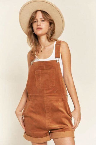 Jade By Jane Corduroy Adjustable Shoulder Straps Overall - SwagglyLife Home & Fashion Jade By Jane Corduroy Adjustable Shoulder Straps Overall - SwagglyLife Home & Fashion