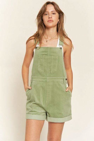 Jade By Jane Corduroy Adjustable Shoulder Straps Overall - SwagglyLife Home & Fashion Jade By Jane Corduroy Adjustable Shoulder Straps Overall - SwagglyLife Home & Fashion