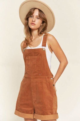 Jade By Jane Corduroy Adjustable Shoulder Straps Overall - SwagglyLife Home & Fashion Jade By Jane Corduroy Adjustable Shoulder Straps Overall - SwagglyLife Home & Fashion