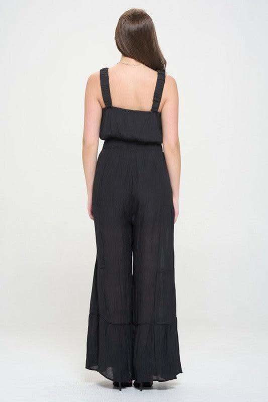 Jade By Jane PLUS Elastic Strap Tiered Jumpsuit - SwagglyLife Home & Fashion Jade By Jane PLUS Elastic Strap Tiered Jumpsuit - SwagglyLife Home & Fashion
