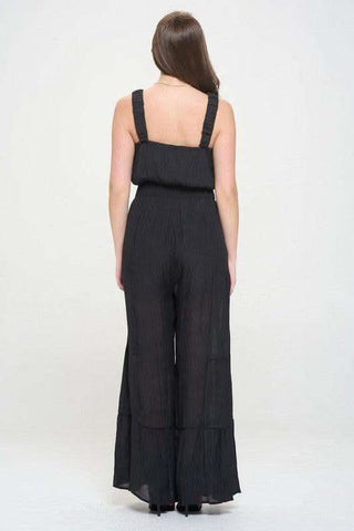 Jade By Jane PLUS Elastic Strap Tiered Jumpsuit - SwagglyLife Home & Fashion Jade By Jane PLUS Elastic Strap Tiered Jumpsuit - SwagglyLife Home & Fashion