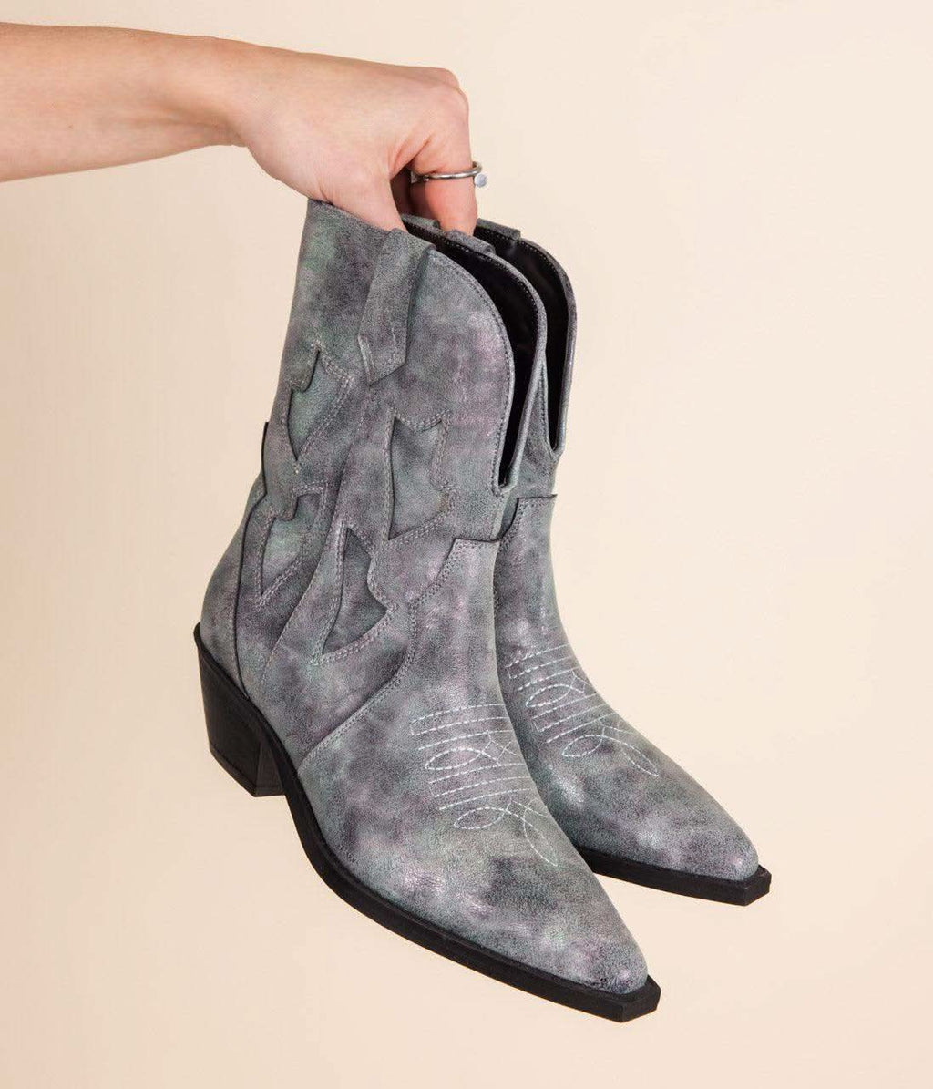Jersey Metallic Boot in Blue in - Shoes photo