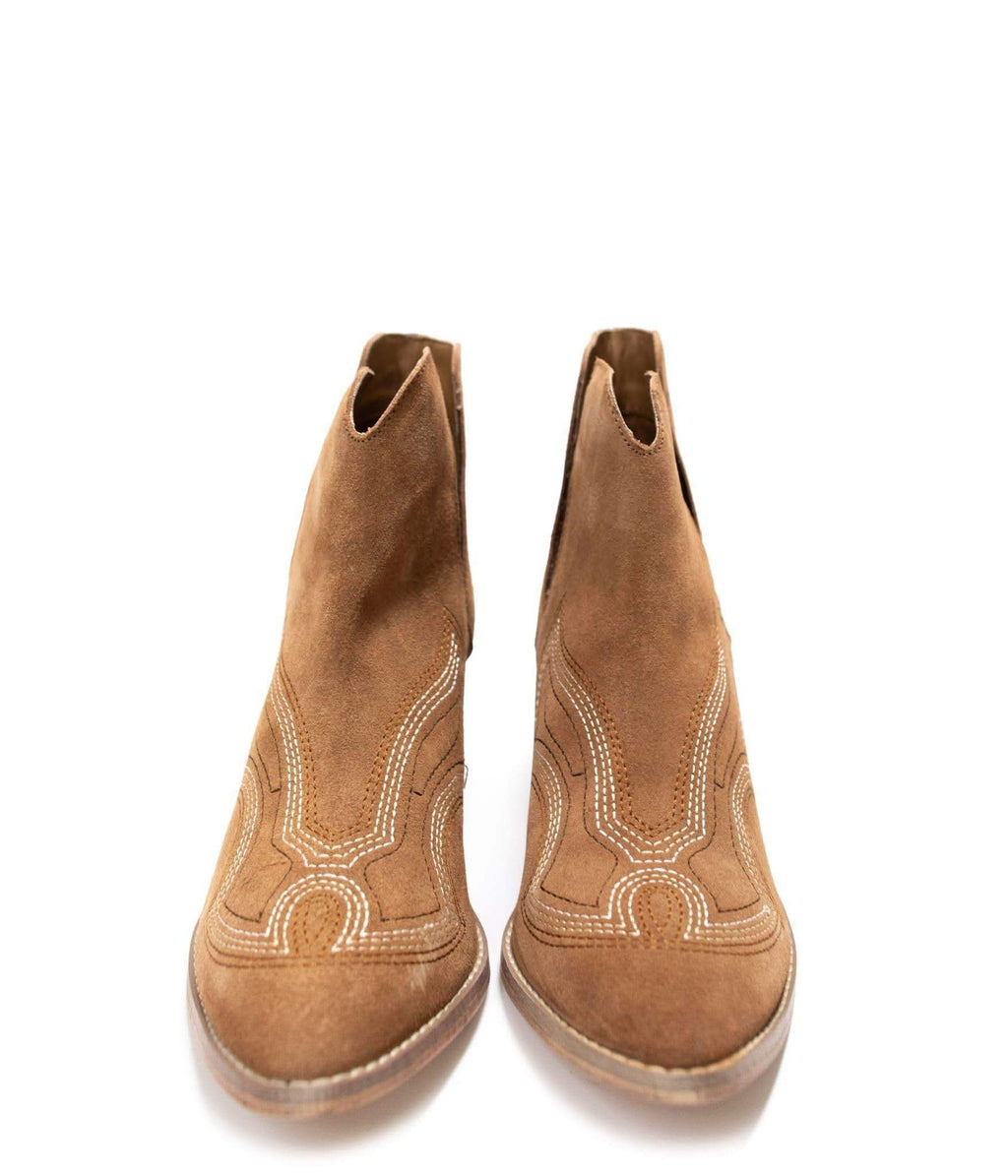 Journee Ankle Boots in Tan in - Shoes photo