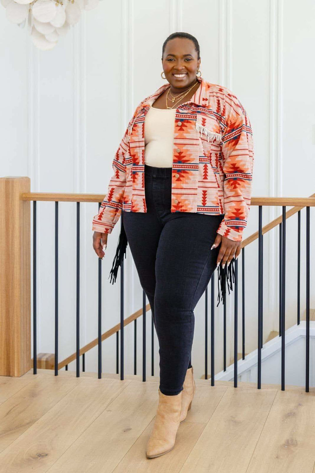 Judy Blue Hilary Side Fringe Skinny Jegging, Black in - Pants photo