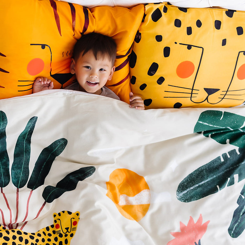 In The Jungle Duvet & Pillowcase in - Big Kid Bedding photo