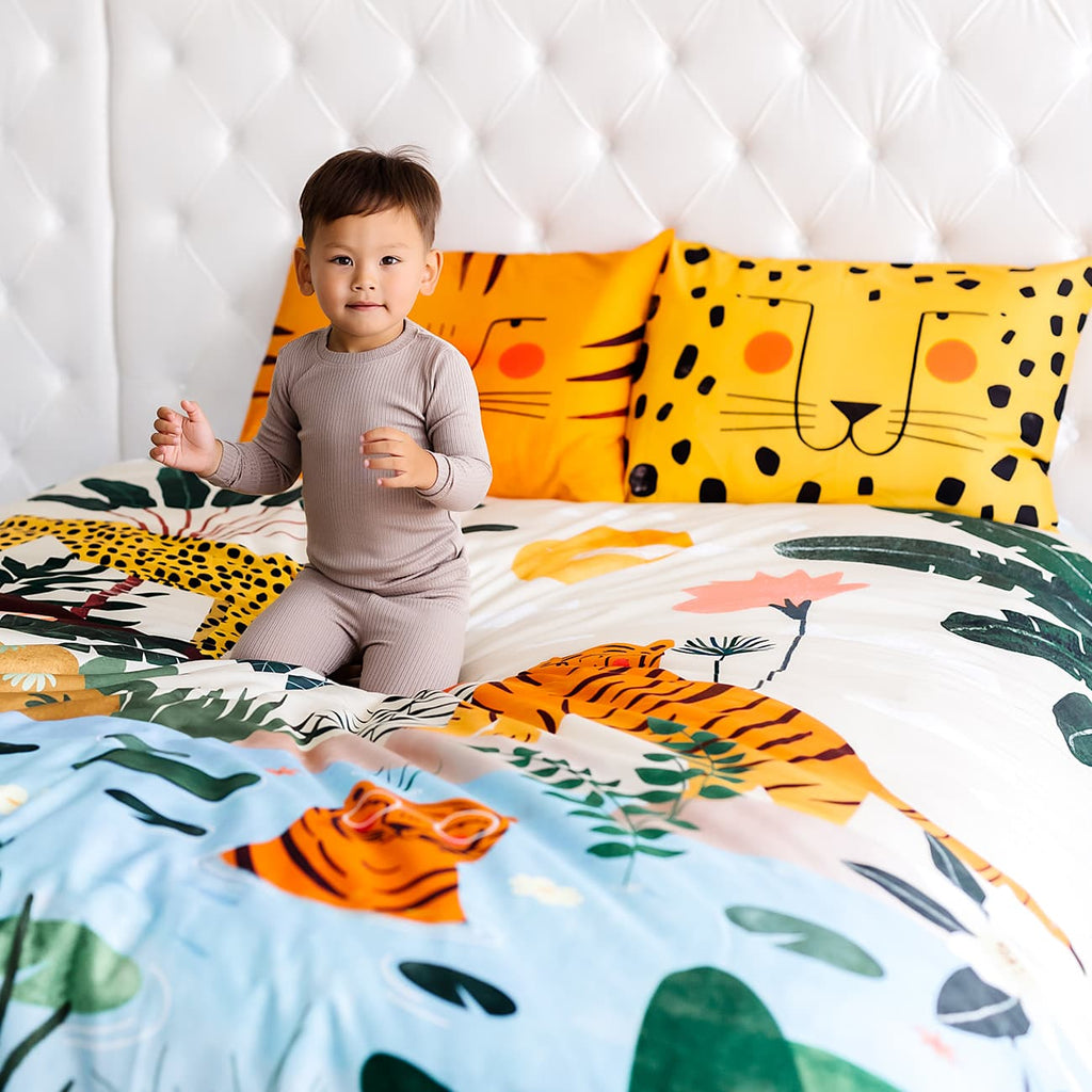 In The Jungle Duvet & Pillowcase in - Big Kid Bedding photo