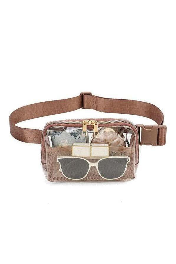 Juni Clear Stadium Belt Bag - SwagglyLife Home & Fashion