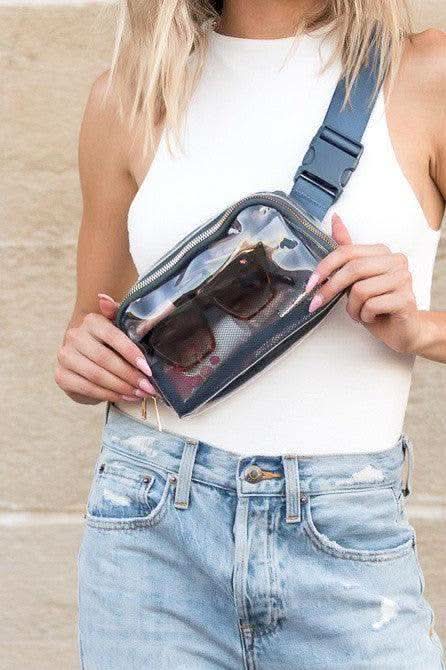 Juni Clear Stadium Belt Bag - SwagglyLife Home & Fashion