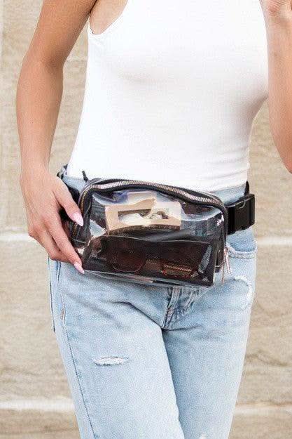 Juni Clear Stadium Belt Bag - SwagglyLife Home & Fashion