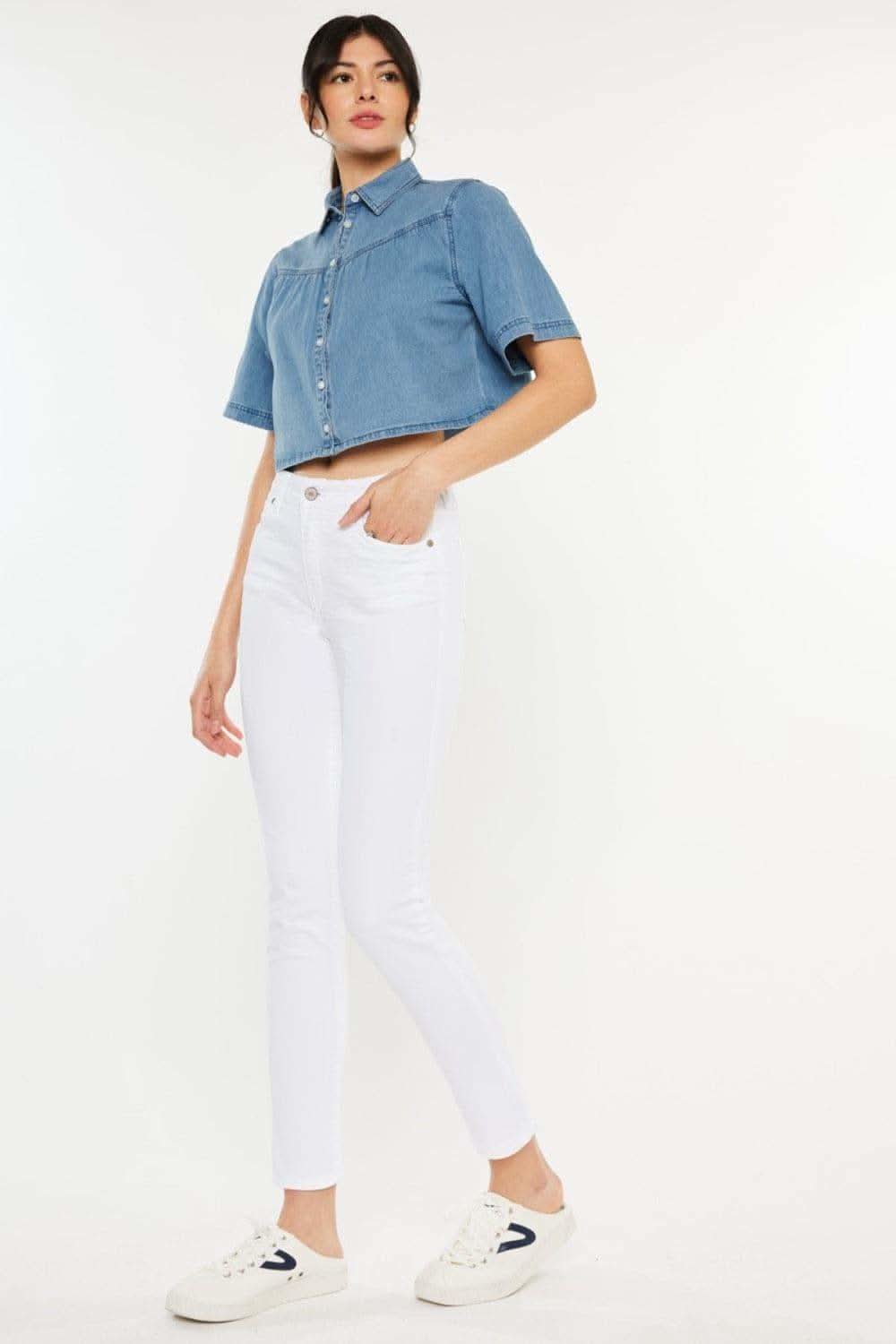 Kancan High Rise Ankle Skinny Jeans in - Pants photo
