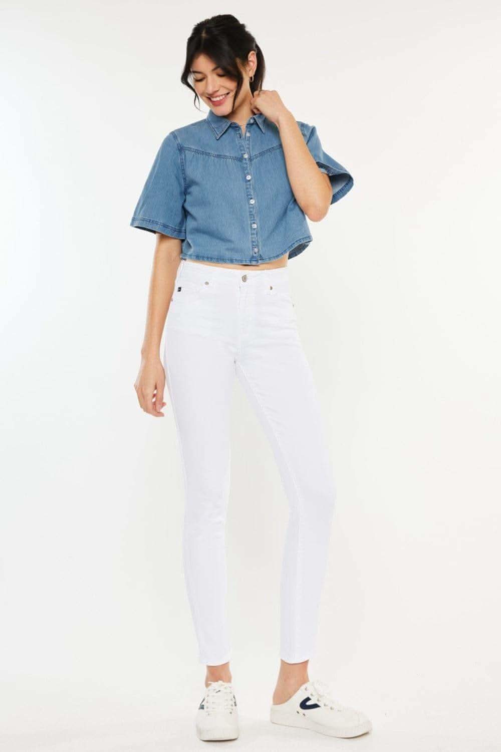 Kancan High Rise Ankle Skinny Jeans in - Pants photo