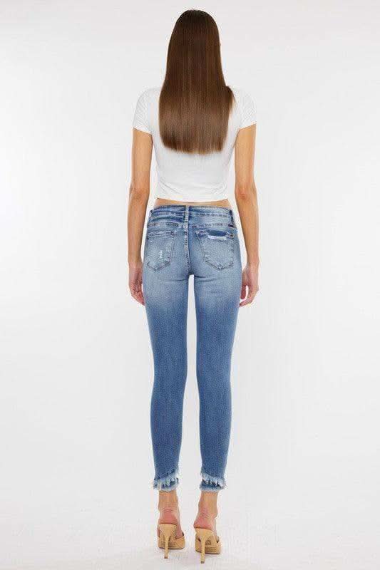 KanCan Mid Rise Ankle Skinny Jeans in - Pants photo