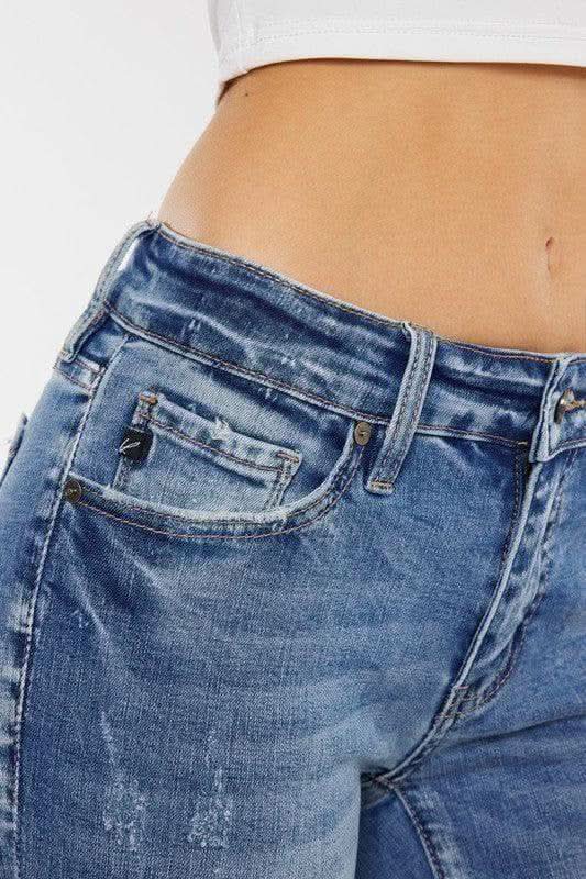 KanCan Mid Rise Ankle Skinny Jeans in - Pants photo