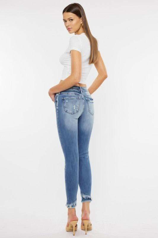 KanCan Mid Rise Ankle Skinny Jeans in - Pants photo