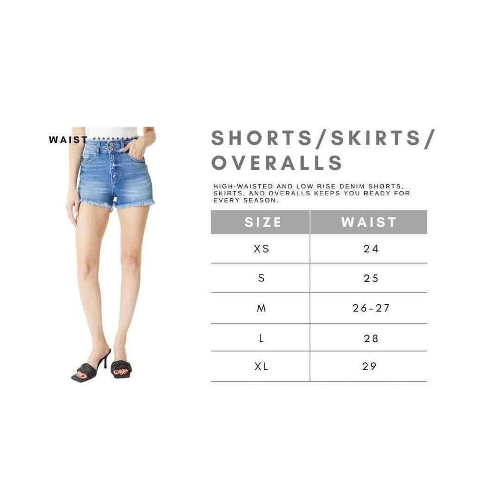 Kancan Raw Hem High Waist Denim Shorts in - Shorts photo