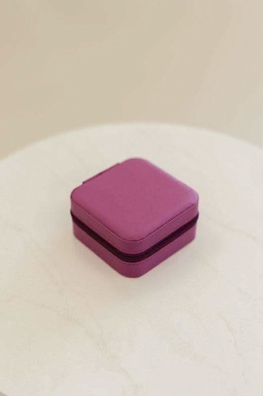 The Kristen Travel Jewelry Organizer Case in ORCHID 1 - jewelry organizer photo